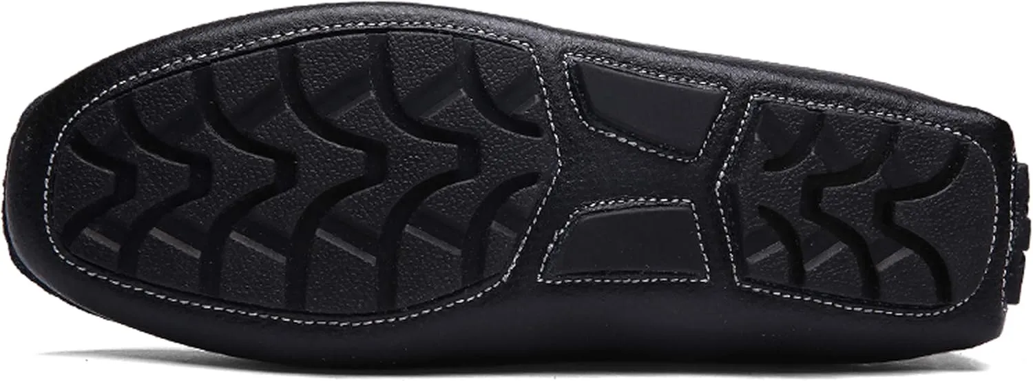 Santimon Mens Casual Loafer Slip-on Moccasin Boat Shoes Flat Driving Shoes