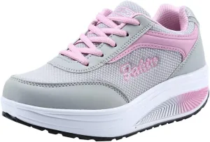 SBGMoSJ Tennis Shoes Womens Walking Wine Red Orthopedic Dress Shoes for Women Comfortable Dressy Walking Shoes for Women Women's Fashion Platform High Top Sneakers Tennis Shoes for Women 2023