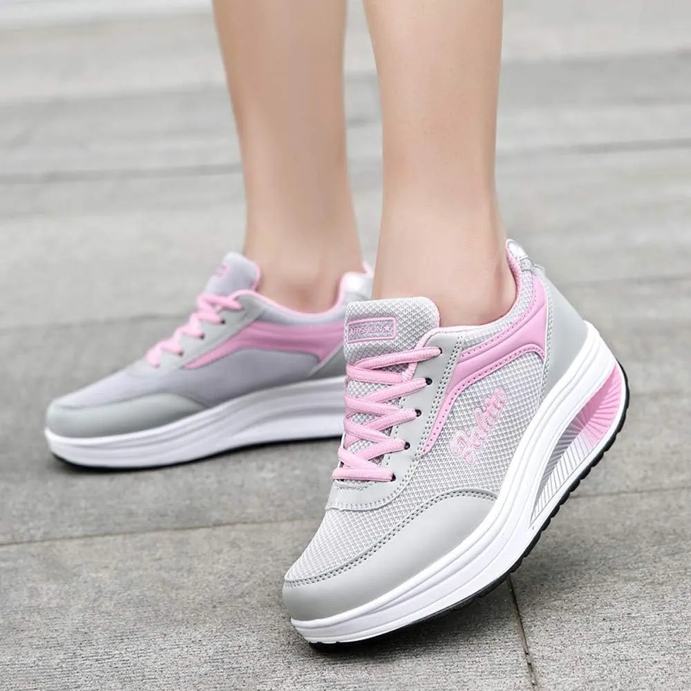 SBGMoSJ Tennis Shoes Womens Walking Wine Red Orthopedic Dress Shoes for Women Comfortable Dressy Walking Shoes for Women Women's Fashion Platform High Top Sneakers Tennis Shoes for Women 2023