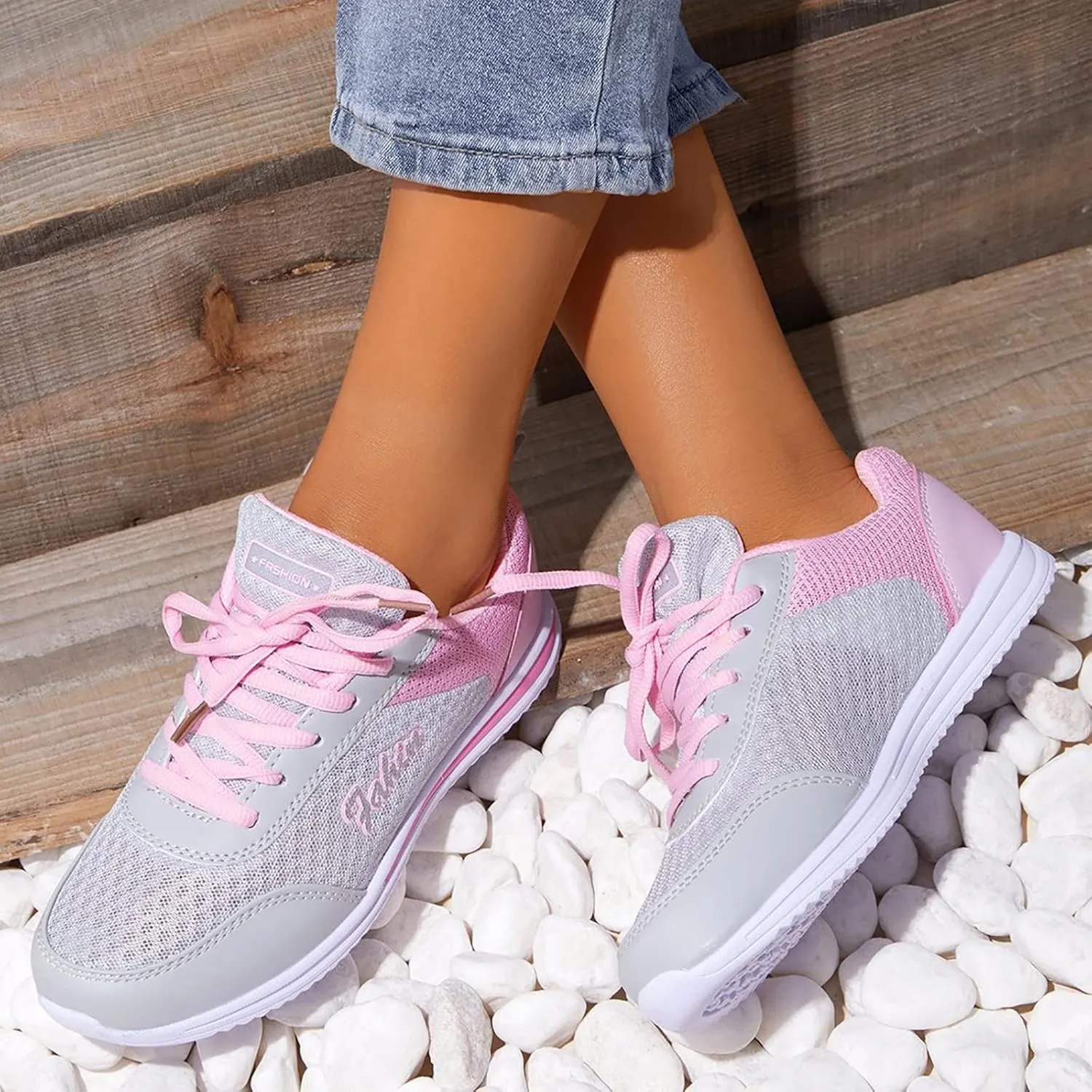 SBGMoSJ White Platform Sneakers for Women Wide Tenis Antideslizante para Mujer Canvas Shoes for Women Sneakers Black Sequin Gym Shoes for Women Fashion Tennis Shoes for Women Trendy
