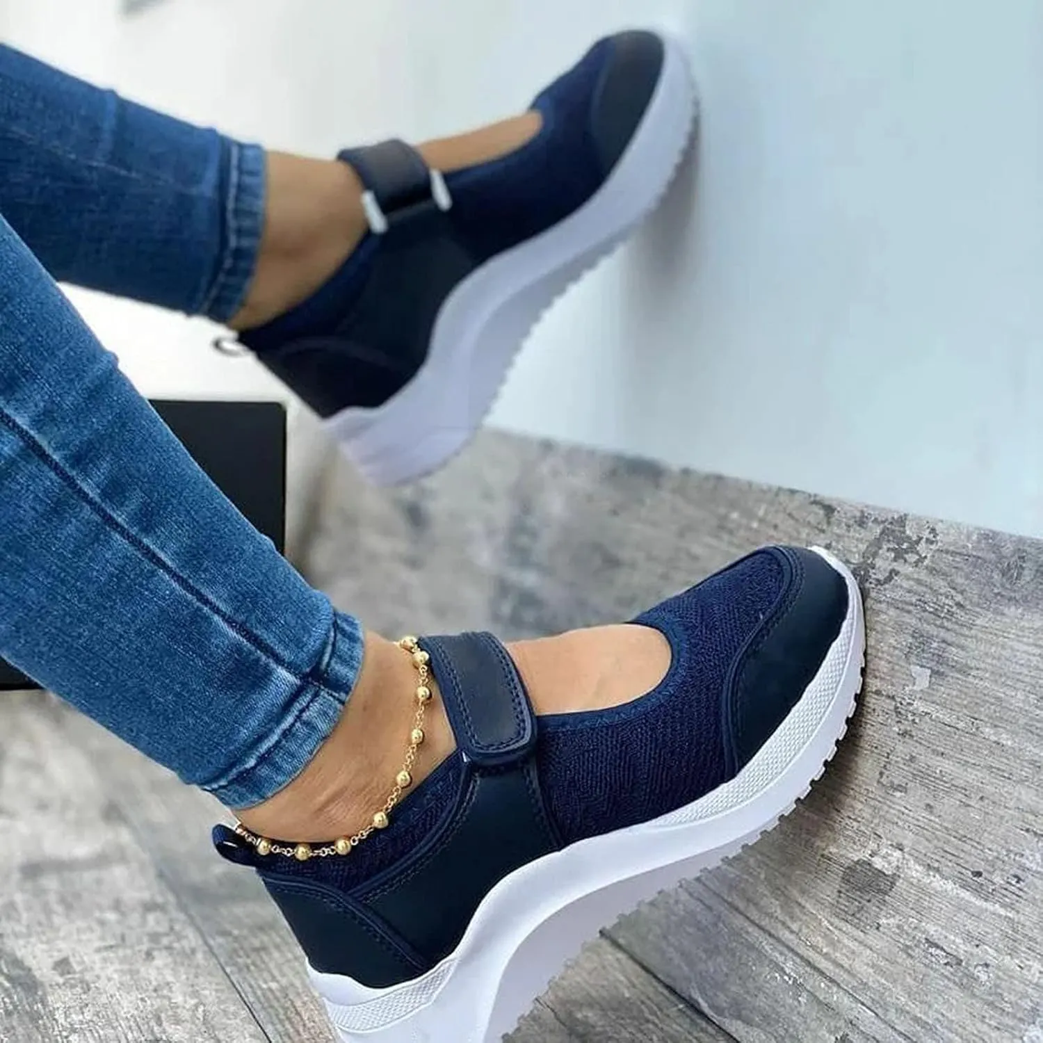 SBGMoSJ Womens Black Sneakers Size 9 Retro Womens Tennis Shoes Size 9w Nurse Shoes for Women Comfortable Wide Size 11w Walking Sneakers for Women White Tennis Shoes Women Size 9 Wide