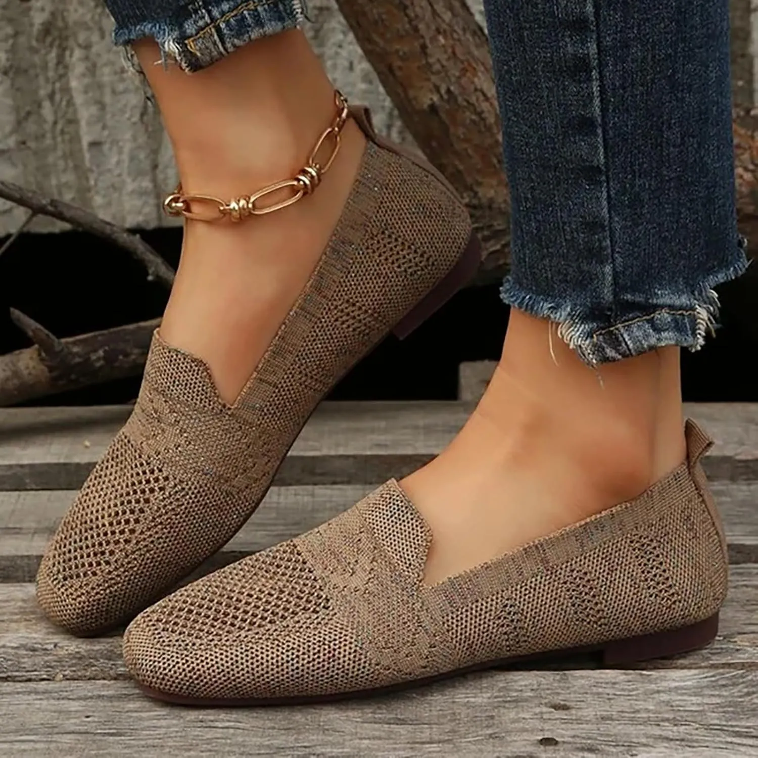 Shoes for Women Women's Fashion Sneakers Black Loafers Women Platform Slip On Soft Sole Christmas Shoes for Women Athletic Comfort Cute Casual Slip On Lightweight