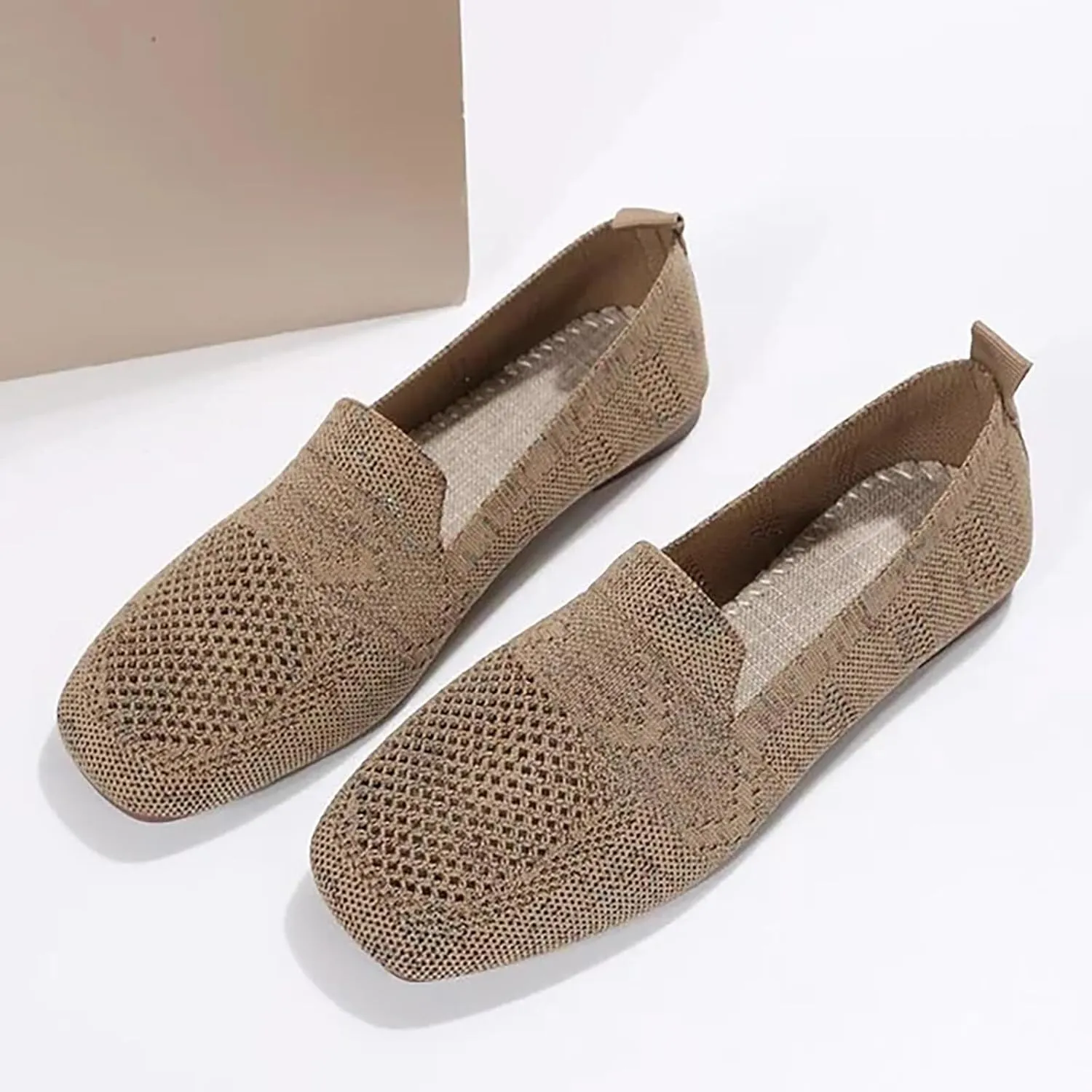 Shoes for Women Women's Fashion Sneakers Black Loafers Women Platform Slip On Soft Sole Christmas Shoes for Women Athletic Comfort Cute Casual Slip On Lightweight
