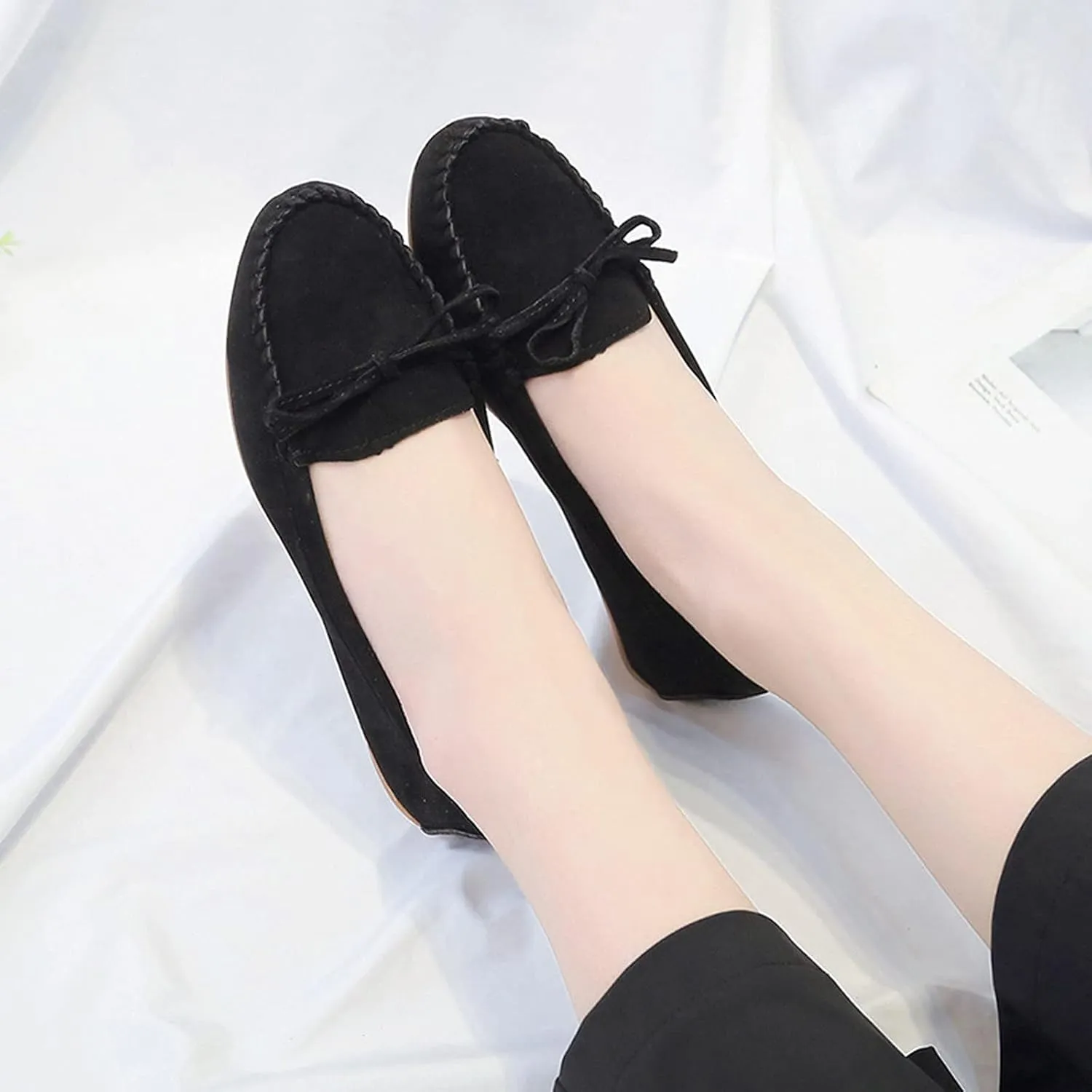 Single Shoes Shoes Flat Shoes Women Toe Leisure Round SlipOn Casual Women's casual shoes Wide Width Casual Shoes for Men
