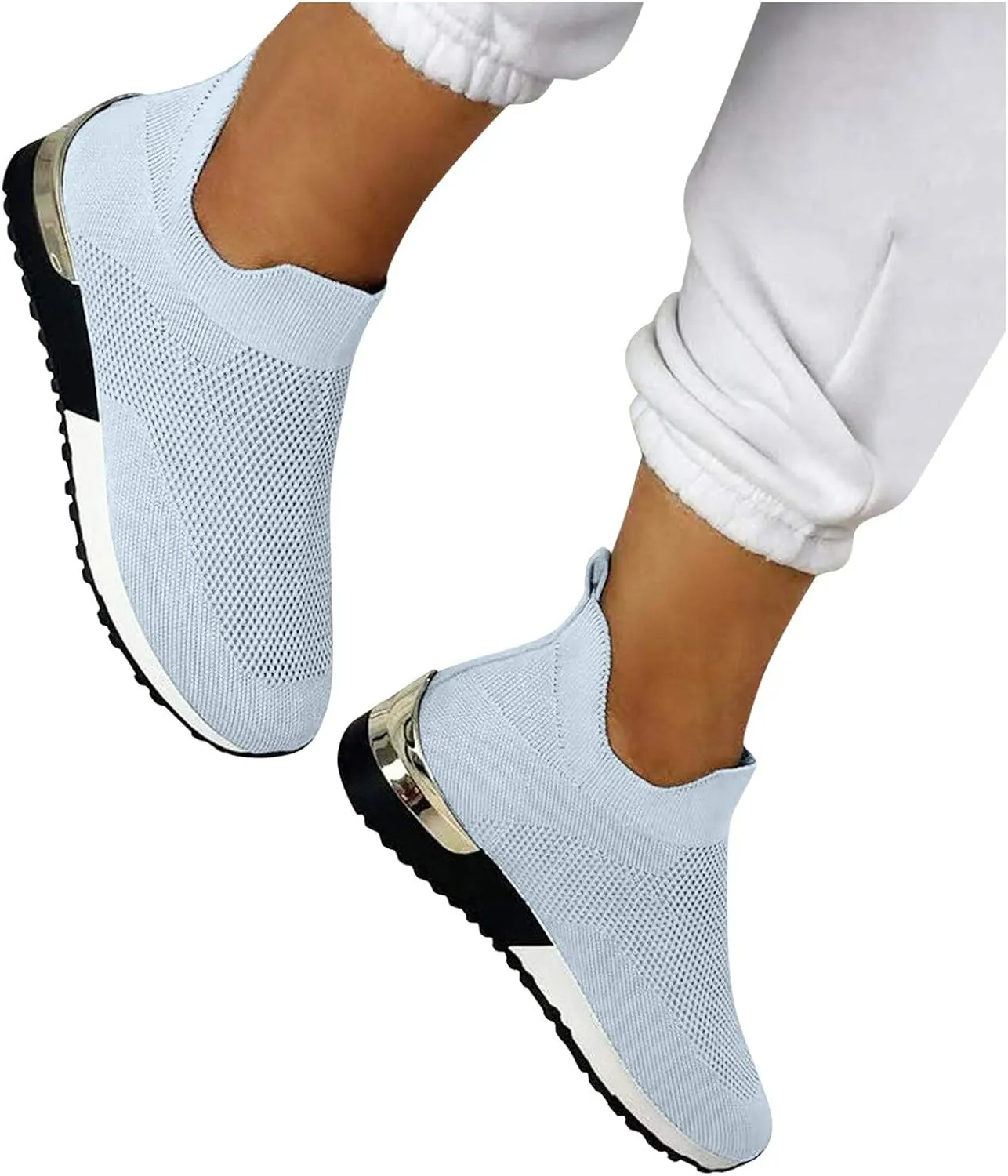 Slip On Sneakers Women Business Casual Shoes for Men Walking Sneakers for Women Barefoot Running Shoes Fashion Sneaker Non Slip Breathable Dress Tennis Shoes for Men