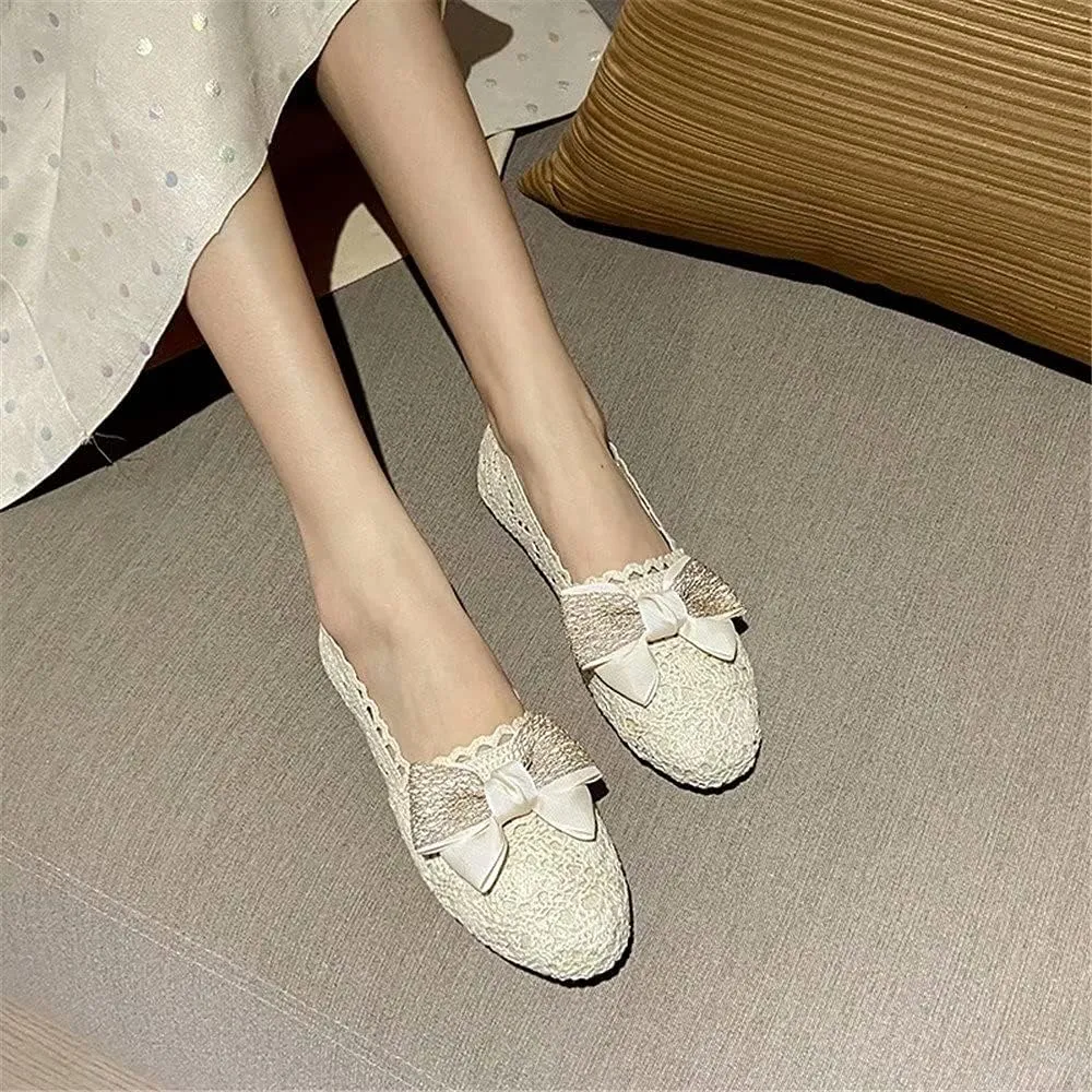 Stunner Women's Cut Out Breathable Lace Ballet Flats