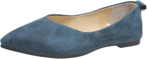 SuanlaTDS Ballet Shoes Foldable Flat Dance Shoes Party Roll Travel Slipper Women Portable Women's Slipper Indoor Outdoor Slippers Women Leopard (Blue-a, 6.5-7)