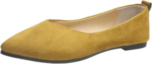 SuanlaTDS Ballet Shoes Foldable Flat Dance Shoes Party Roll Travel Slipper Women Portable Women's Slipper Indoor Outdoor Slippers Women Leopard (Yellow-a, 8)