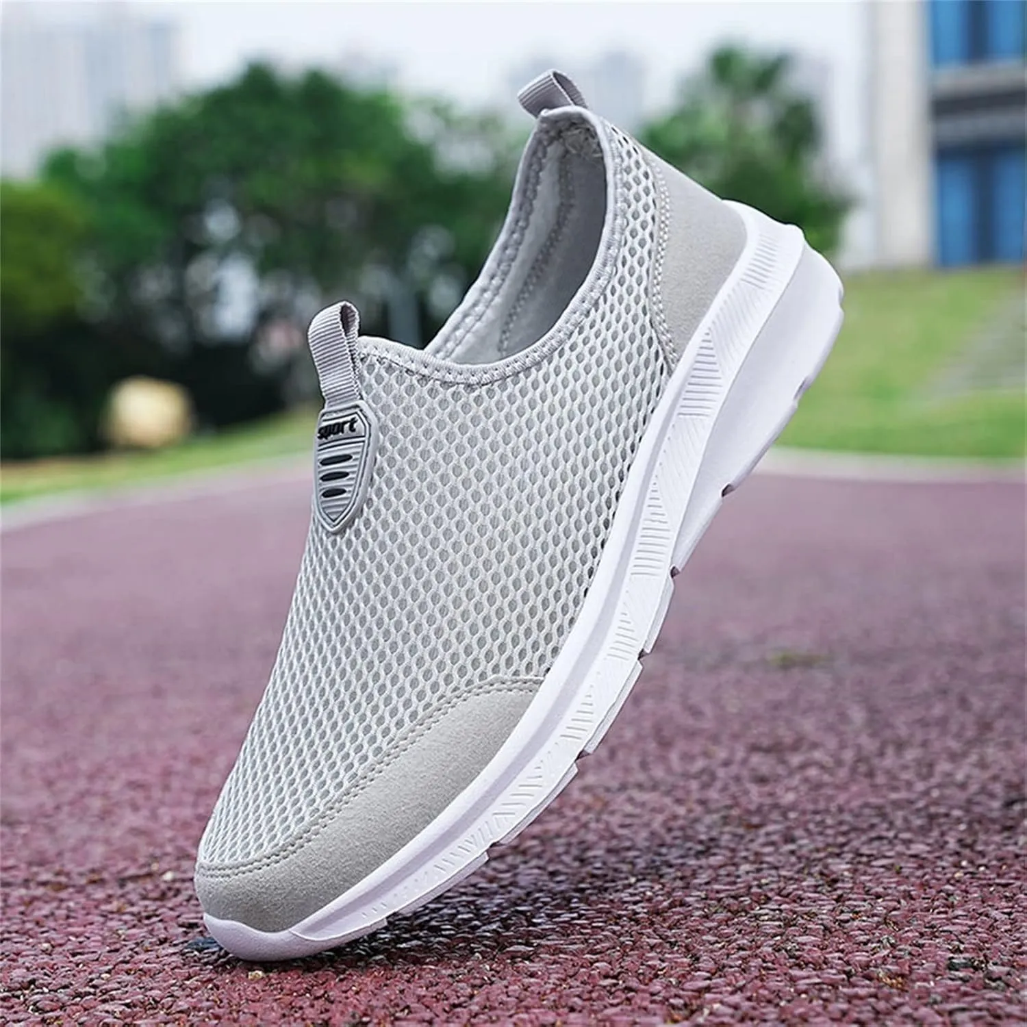 Tennis Running for Men Non Slip Mens Slip On Walking Shoes Lightweight Sneakers Breathable Tennis Shoes Casual Work Shoes
