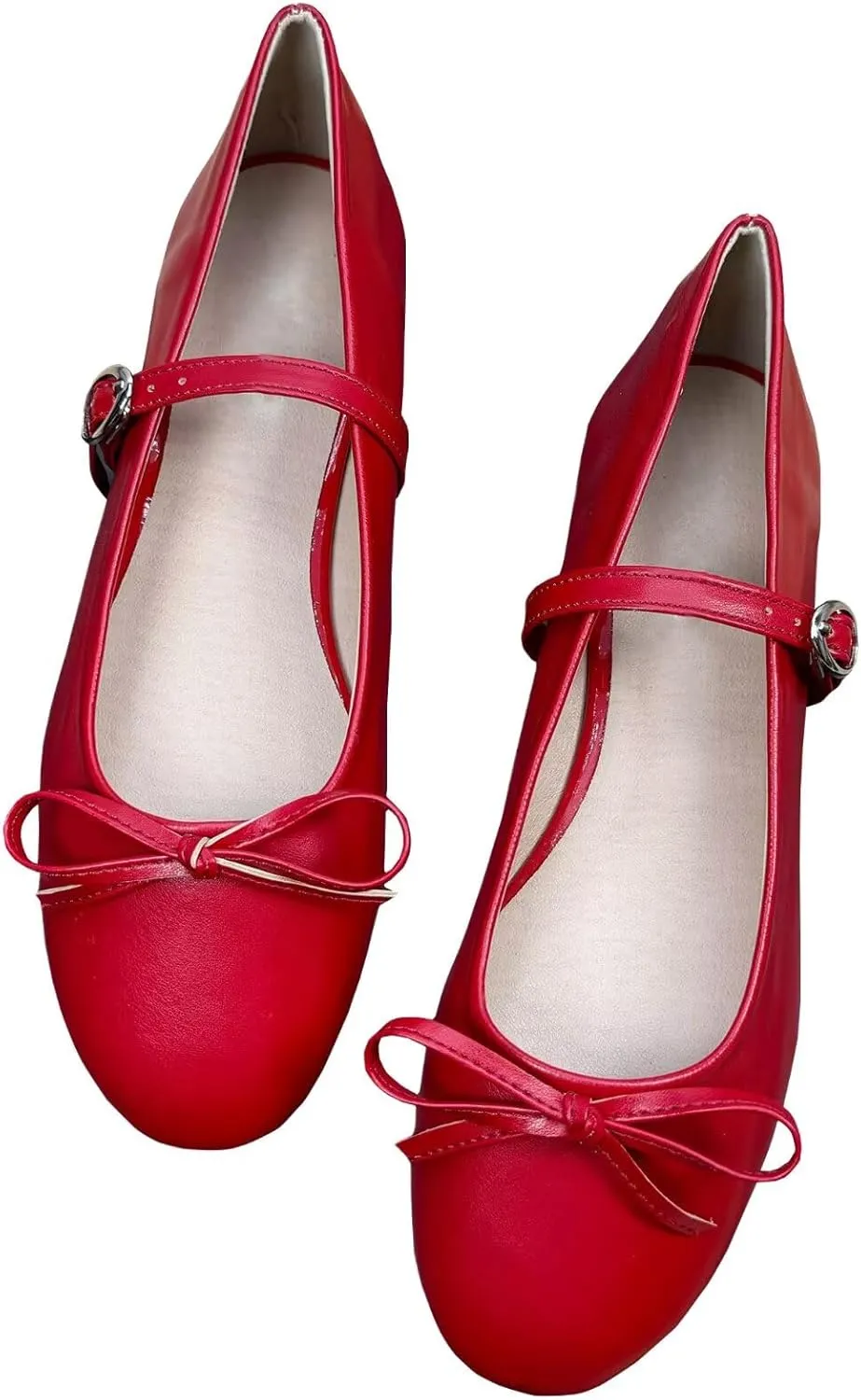 TN TANGNEST Women's Slip On Flats Comfortable Square Toe Mary Jane Flats Soft Dance Ballet Flats