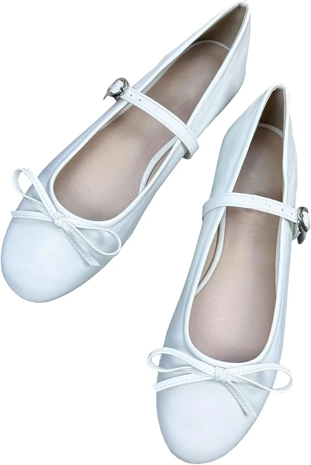 TN TANGNEST Women's Slip On Flats Comfortable Square Toe Mary Jane Flats Soft Dance Ballet Flats
