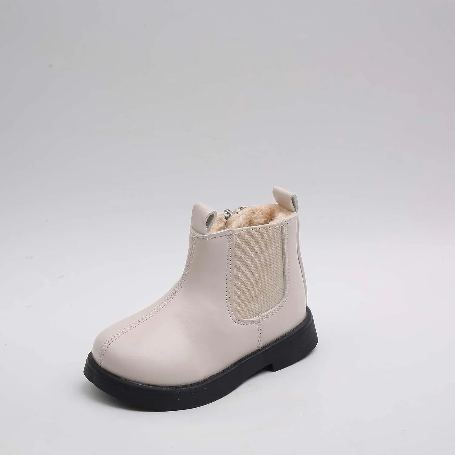 Toddler Boots Boys And Girls Waterpoor Ankle Boots Side Zipper Booties Windproof Short Boots Chestnut Boots for Toddler