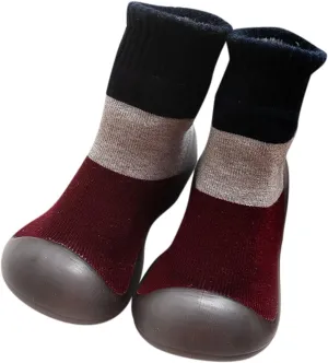 Toddler Sock Shoes,Infant Boys Girls Shoes First Walkers Contrast Color Antislip Socks Shoes Prewalker Sneaker Booties