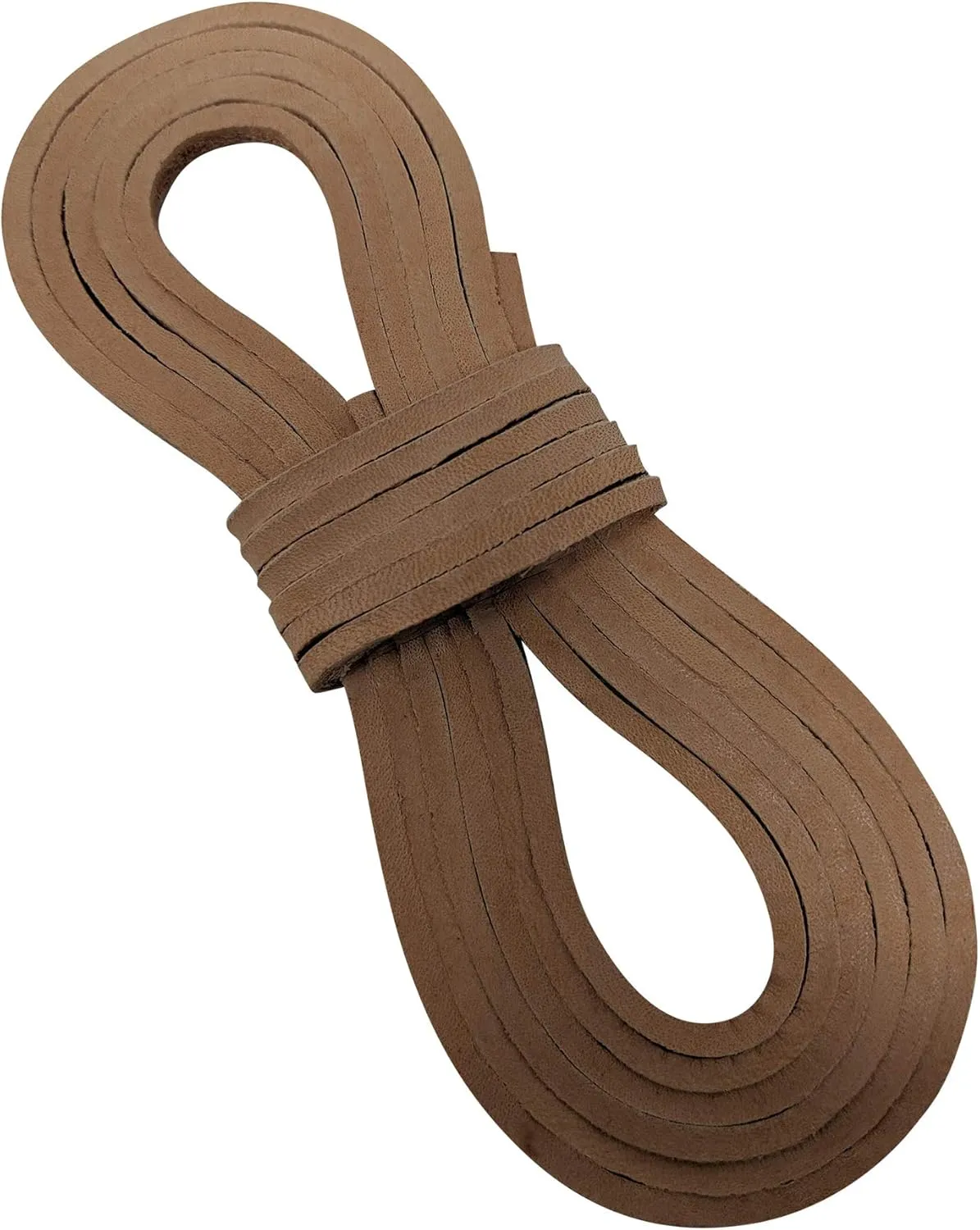 TOFL Leather Boot Laces|1/8 Inch Thick 72 Inches Long|2 Leather Strips [1 Pair]