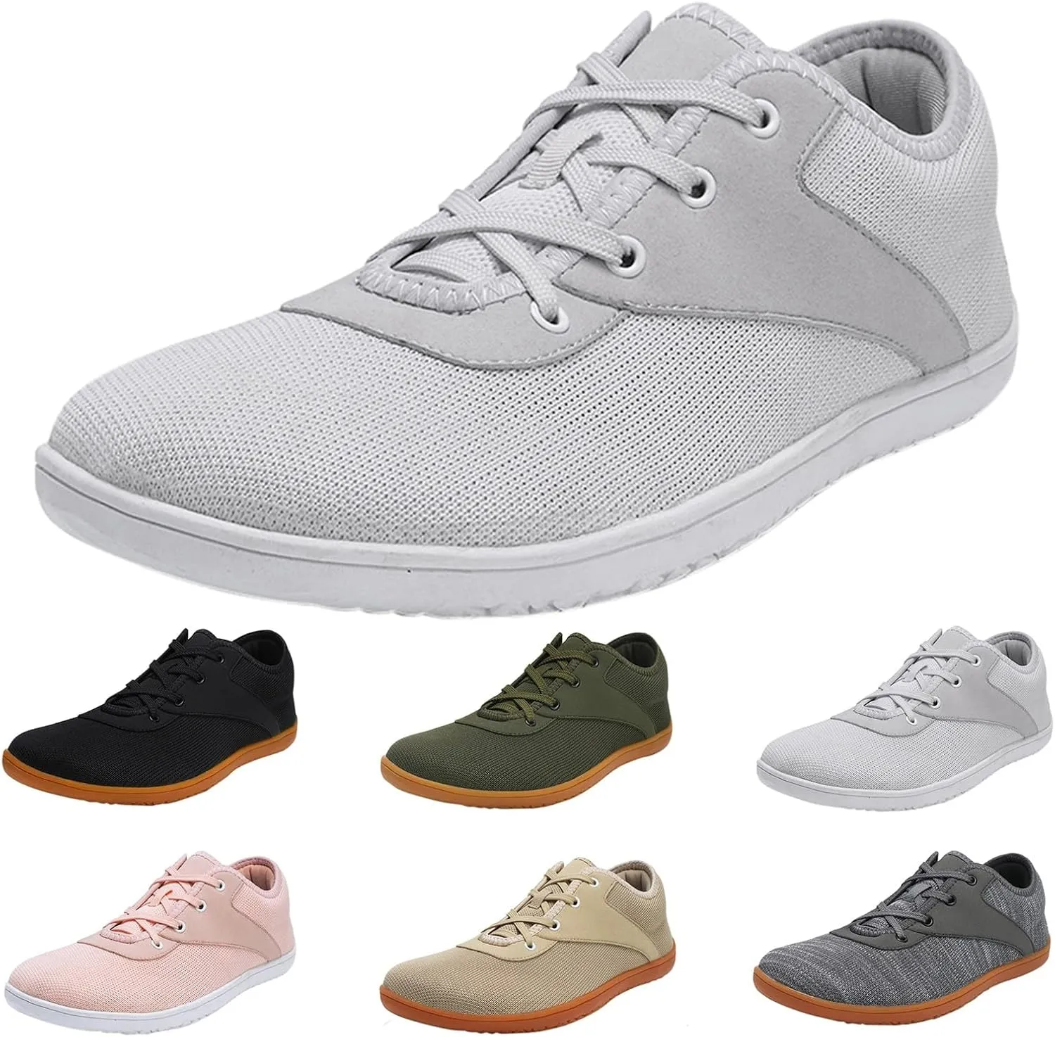Unisex Spring and Autumn Wide Head Barefoot Cycling Flying Woven Canvas Mountain Climbing Mesh Casual Shoes for Men
