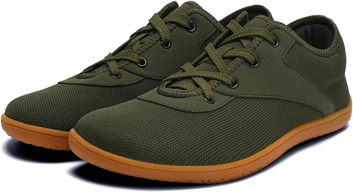 Unisex Spring and Autumn Wide Head Barefoot Cycling Flying Woven Canvas Mountain Climbing Mesh Casual Shoes for Men