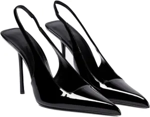 Vertundy Womens Stiletto Slingback Pointed Toe Leather High Heels