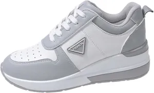 White Leather Sneakers for Women Womens Casual Shoes Women's White Fashion Sneakers Comfort Cute Casual Slip On Lightweight Black Loafers Women Platform Men's Sneakers