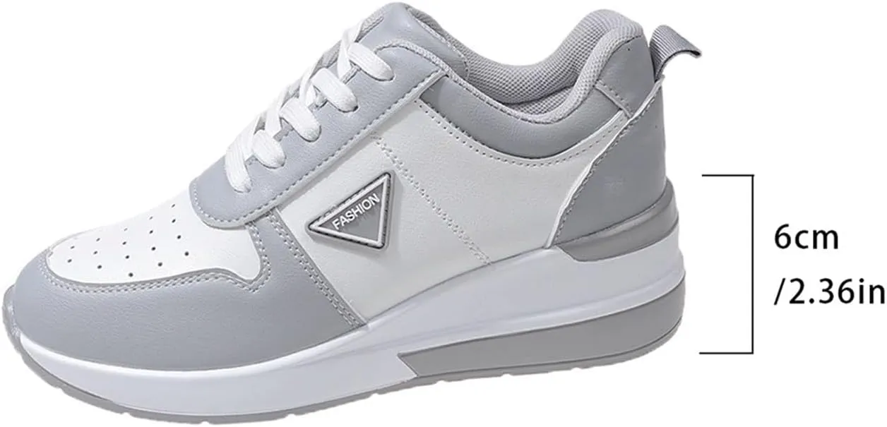 White Leather Sneakers for Women Womens Casual Shoes Women's White Fashion Sneakers Comfort Cute Casual Slip On Lightweight Black Loafers Women Platform Men's Sneakers