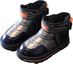 Winter Girls Boys Ankle Boots Comfortable Warm Lined Casual Sports Shoes Kids Faux  Insulated Mud Boots Kids