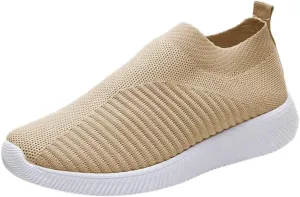 Women Running Shoes Lightweight Tennis Shoes Non Slip Slip On Shoes Women Cute Men Shoes Casual Brown Sneakers Black Tennis Shoe Trainers Shoe