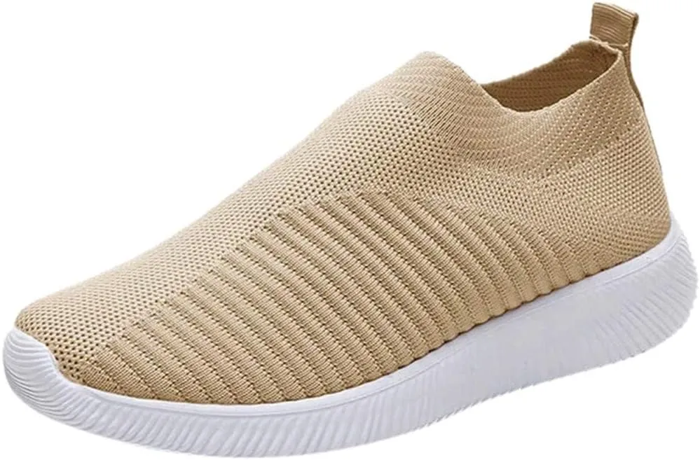 Women Running Shoes Lightweight Tennis Shoes Non Slip Slip On Shoes Women Cute Men Shoes Casual Brown Sneakers Black Tennis Shoe Trainers Shoe