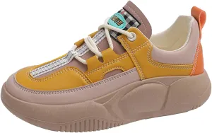 Women Y2K Colorful Sneakers Dad Shoes Casual Stylish Retro Comfort Non Slip Lightweight Colorblock Platform Sneakers Walking Shoes