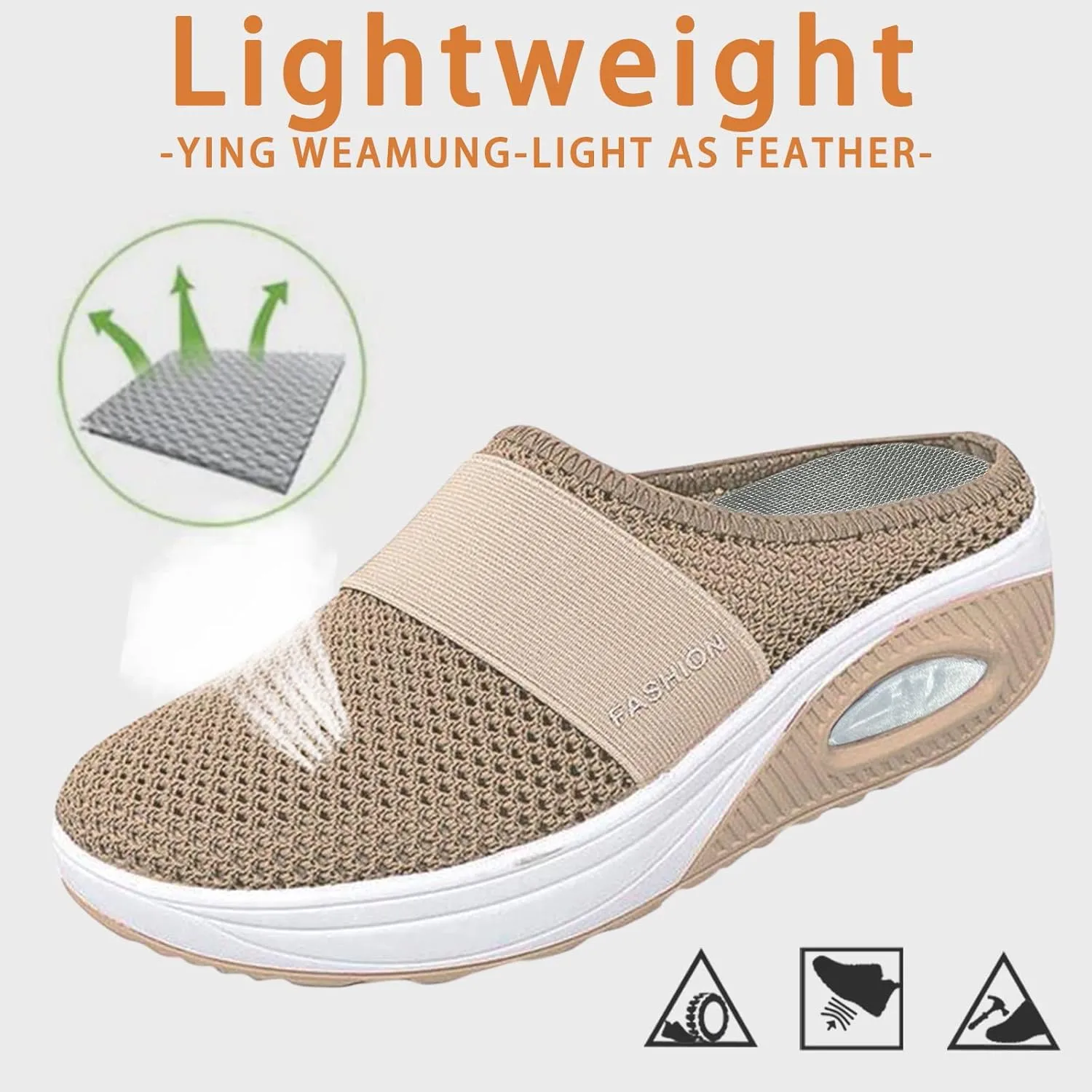 Womens Breathable Mesh Walking Mules Sneakers Mens Casual Shoes Cute Men's Casual Shoes Men's Fashion Sneakers Brown Tennis Shoe Loafers Dress Shoe