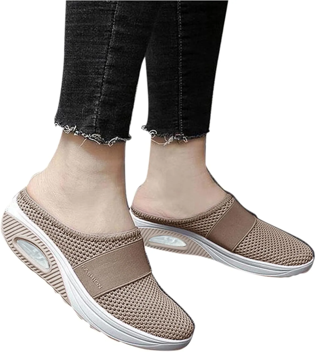 Womens Breathable Mesh Walking Mules Sneakers Mens Casual Shoes Cute Men's Casual Shoes Men's Fashion Sneakers Brown Tennis Shoe Loafers Dress Shoe