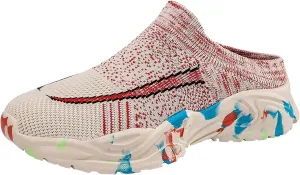Womens Breathable Mesh Walking Mules Sneakers Mens Casual Shoes Cute Men's Casual Shoes Men's Fashion Sneakers Brown Tennis Shoe Loafers Dress Shoe