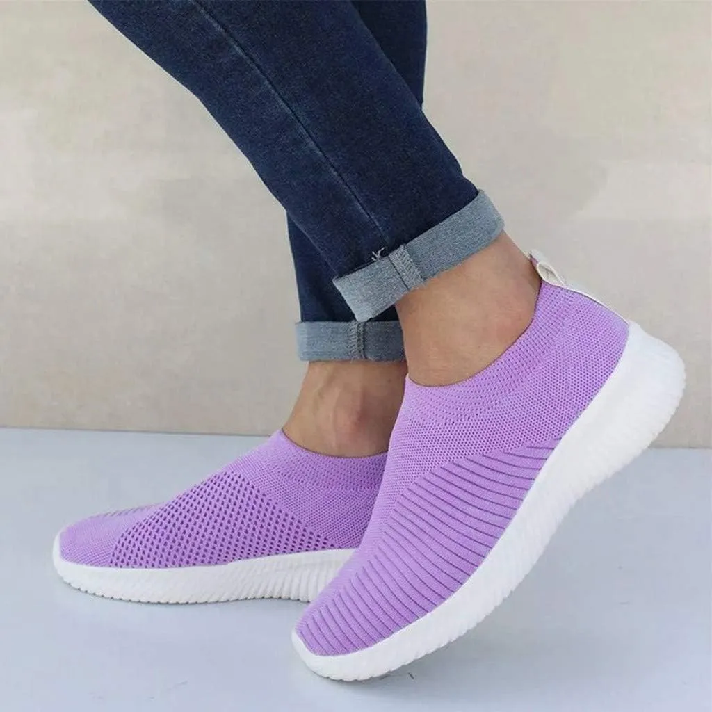 Women's Canvas Casual Shoes Dating Platform Slip-On High Top Sneakers Womens Work Shoes Business Casual Flat Loafers for Women Platform Sneakers