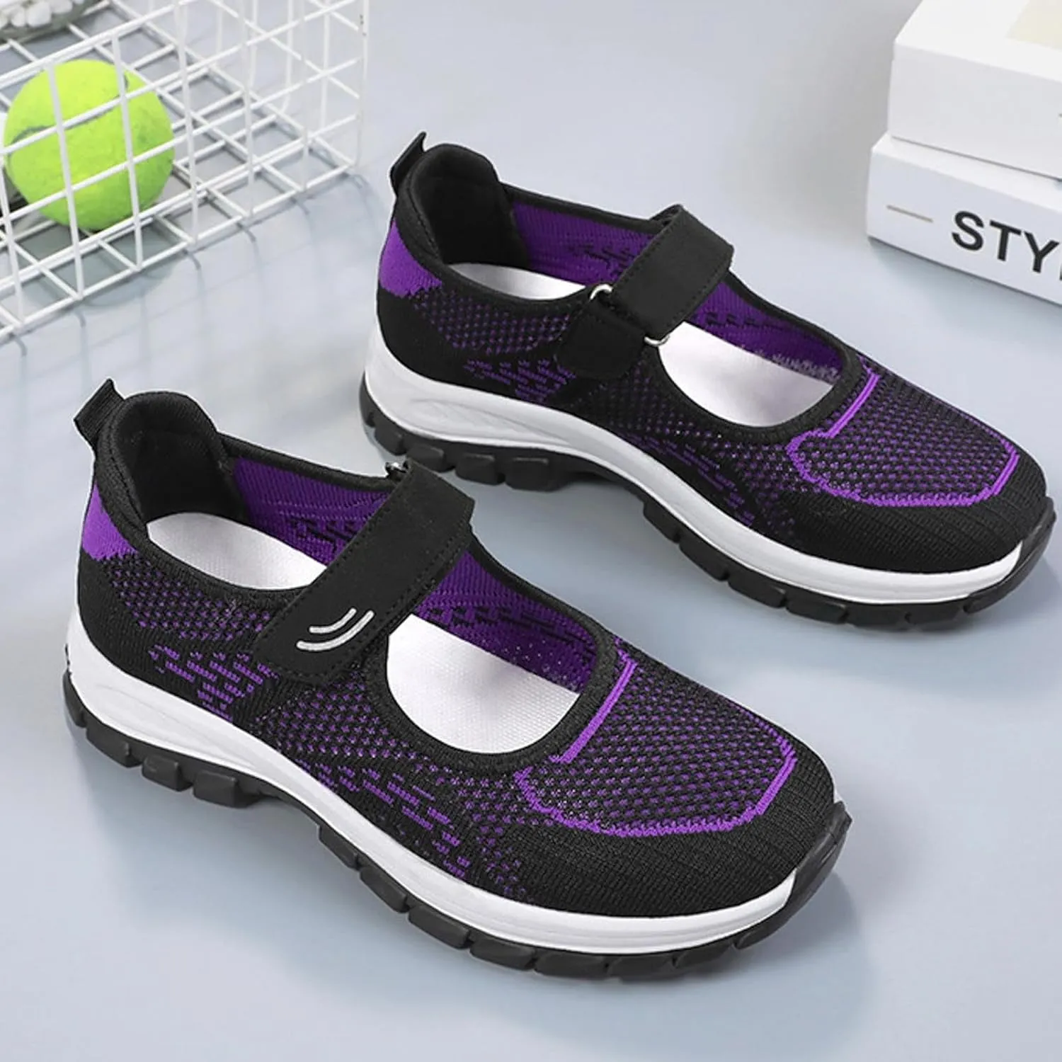 Women's Dress Flat Ballet Low Wedge Women's Soft Sole Breathable Casual Shoes Ballet Flat Soccer Casual Shoes