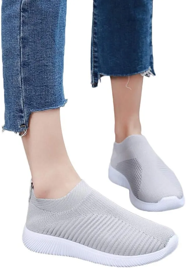 Women's Fashion Sneaker Non Slip Breathable Lightweight Comfortable Lace Up Walking Shoes Women Womens Orthopedic Loafers White Chunky Sneakers