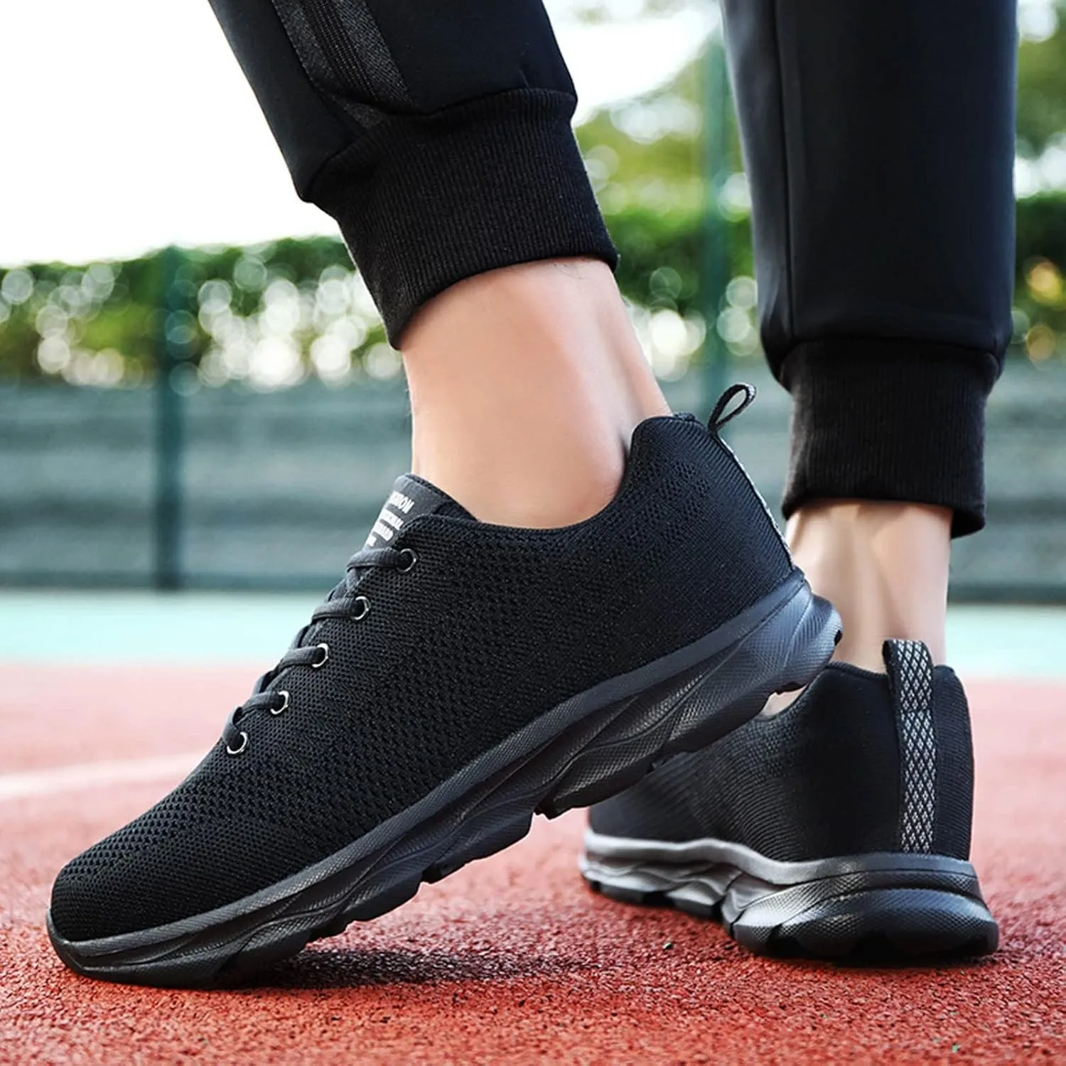 Women's Fashion Sneaker Non Slip Lace Up Comfort Women's Work or Walking Sneakers White Running Shoes for Women Woman Loafers Shoes Black Sneakers Women