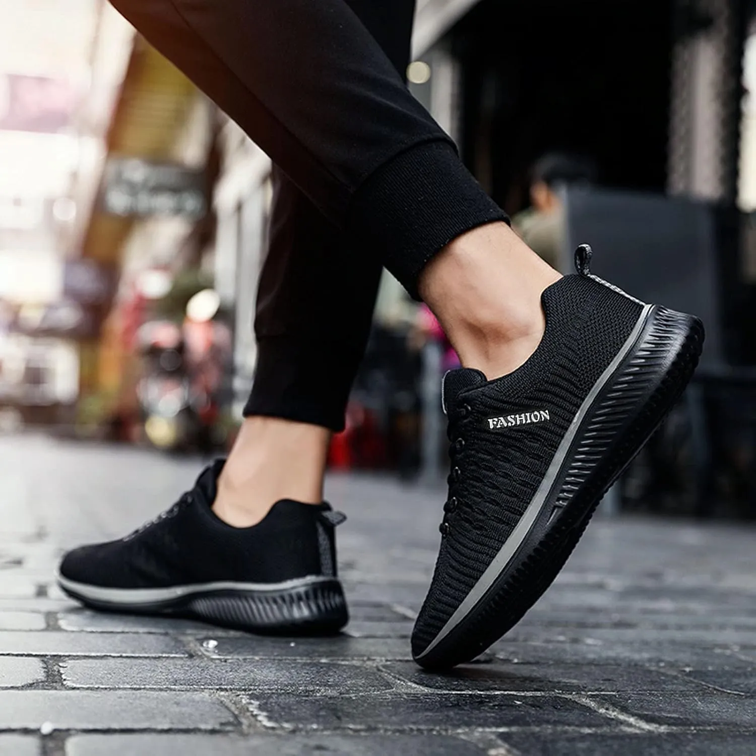 Women's Fashion Sneaker Non Slip Lace Up Comfort Women's Work or Walking Sneakers White Running Shoes for Women Woman Loafers Shoes Black Sneakers Women