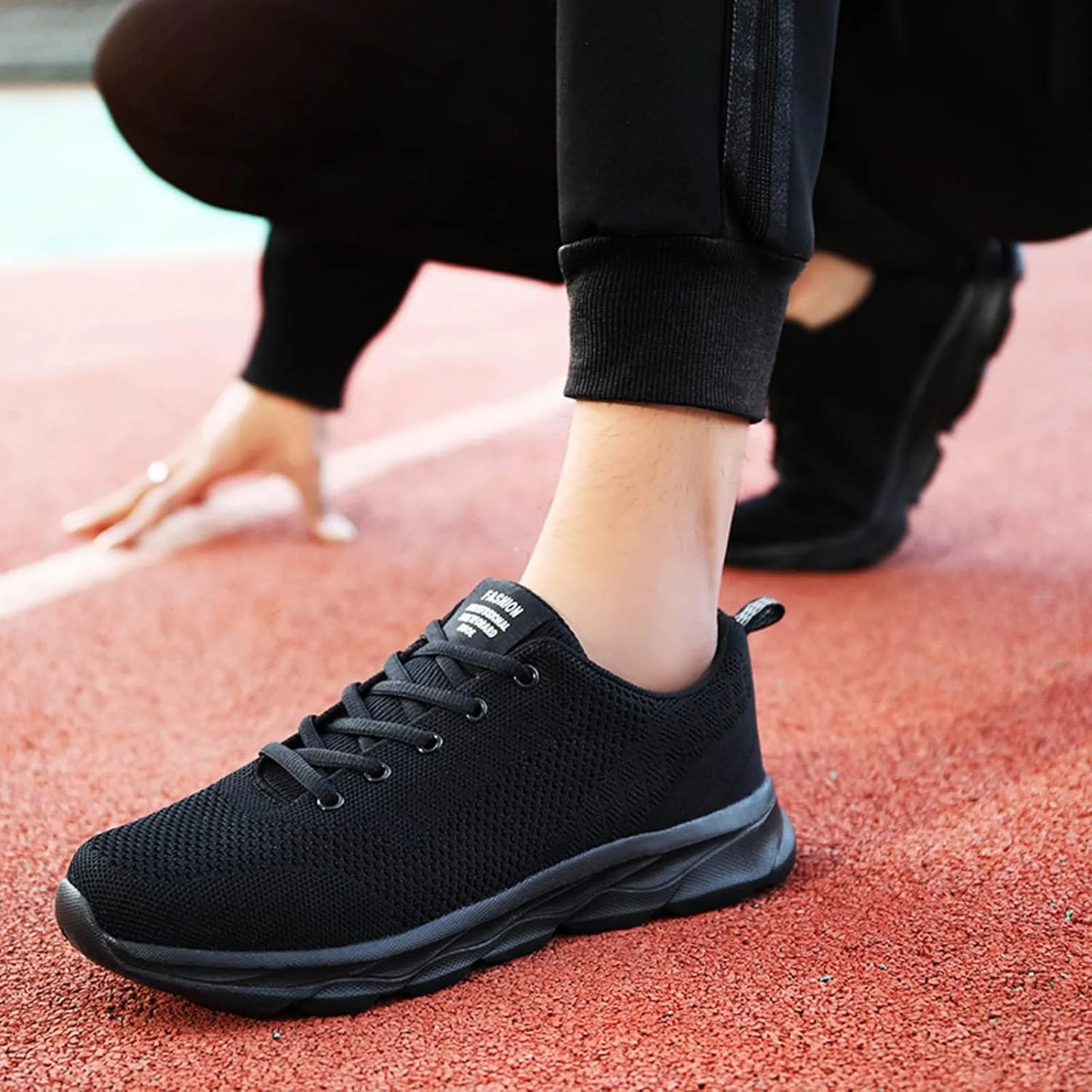 Women's Fashion Sneaker Non Slip Lace Up Comfort Women's Work or Walking Sneakers White Running Shoes for Women Woman Loafers Shoes Black Sneakers Women