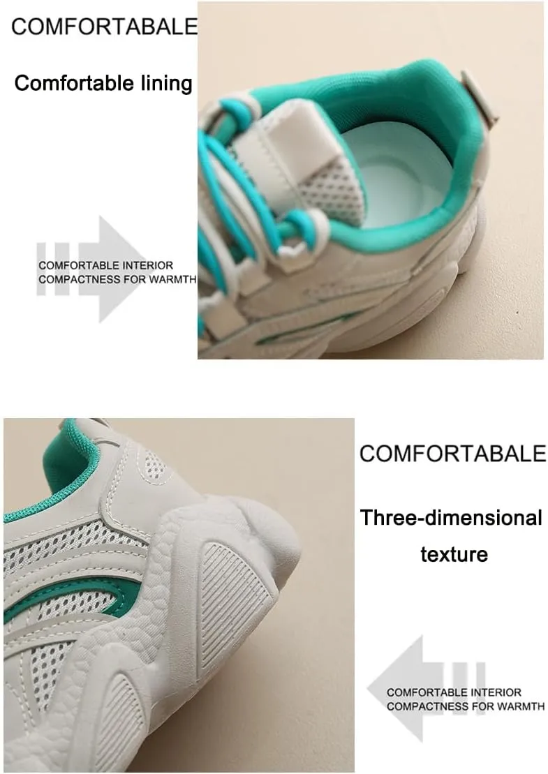 Women's Fashion Sneakers, Cool Mesh Autumn Trainers, Lightweight Breathable Dad Shoes, Chunky Platform Low-top Lace-up Casual Sports,Beige-36