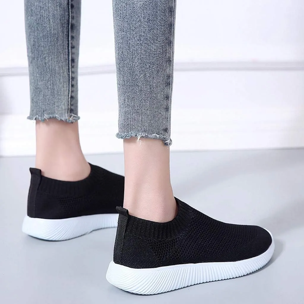Womens Ladies Walking Running Shoes Slip On Lightweight Mens Dress Shoes Food Service Casual Dress Shoes Women Shoes Sneakers Tennis Shoe White Loafers