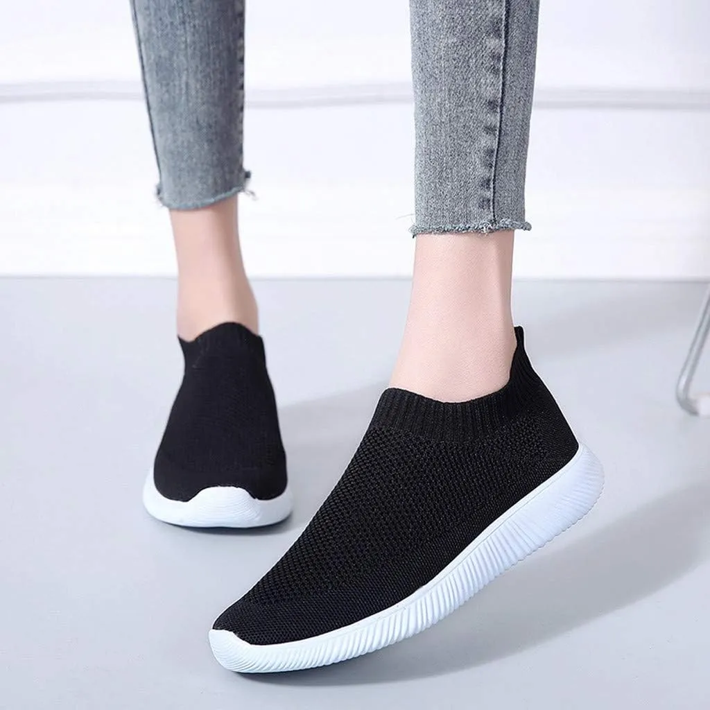 Womens Ladies Walking Running Shoes Slip On Lightweight Mens Dress Shoes Food Service Casual Dress Shoes Women Shoes Sneakers Tennis Shoe White Loafers