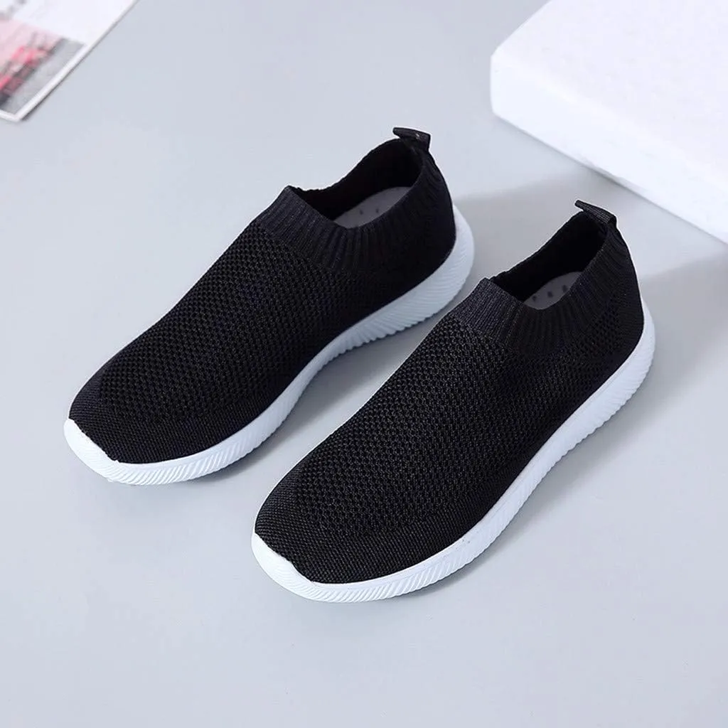 Womens Ladies Walking Running Shoes Slip On Lightweight Mens Dress Shoes Food Service Casual Dress Shoes Women Shoes Sneakers Tennis Shoe White Loafers