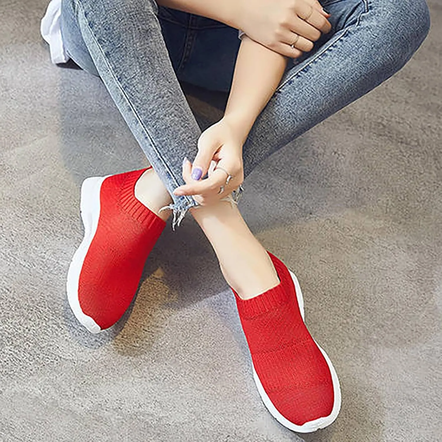 Womens Non Slip Work Shoes Slip On Water Resistant Slip On Shoes Women Food Service Men's Casual Dress Shoes Fashion Sneakers 2025 White Tennis Shoe Loafers Shoe
