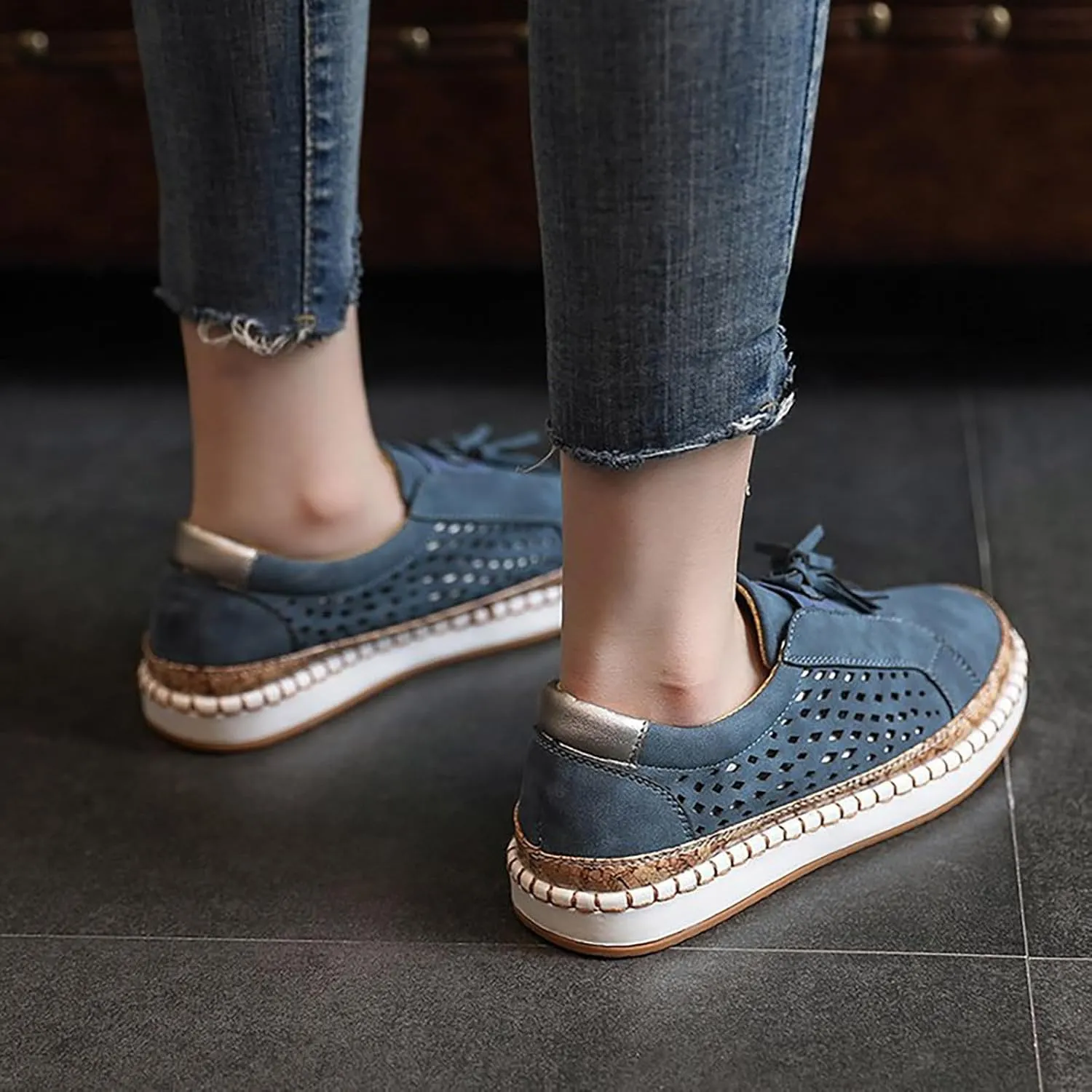 Womens Running Shoes Arch Support Casual Shoes for Fall Dress Sneakers Running Sneakers Comfortable Memory Foam Black Tennis Shoe Trainers Shoe