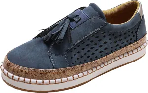 Womens Running Shoes Arch Support Casual Shoes for Fall Dress Sneakers Running Sneakers Comfortable Memory Foam Black Tennis Shoe Trainers Shoe