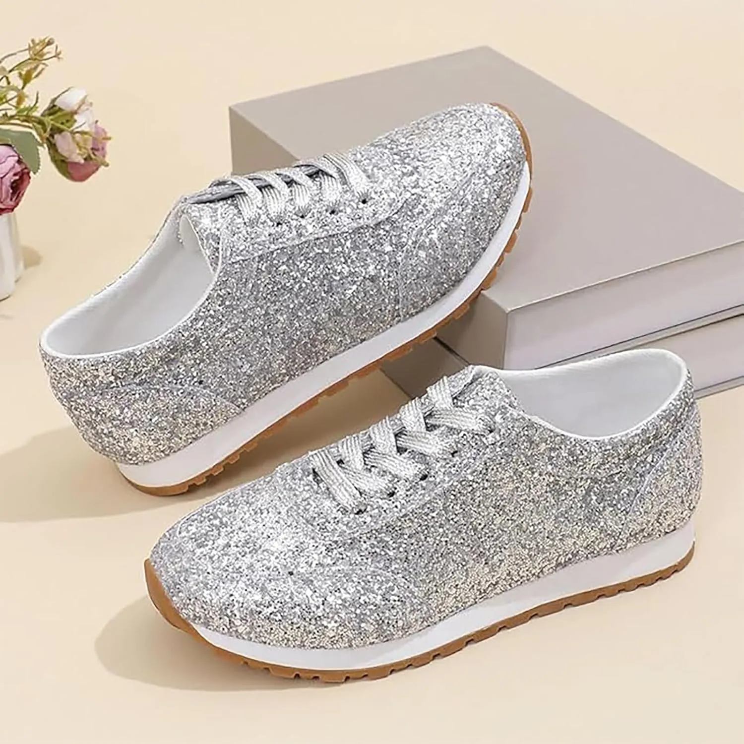 Womens Running Shoes Boots Women's Casual Shoes Shoes Sneakers Men's KnitFlex Breeze Mesh Sneakers Oxfords Lace Brown Tennis Shoe Cross Trainer Shoe