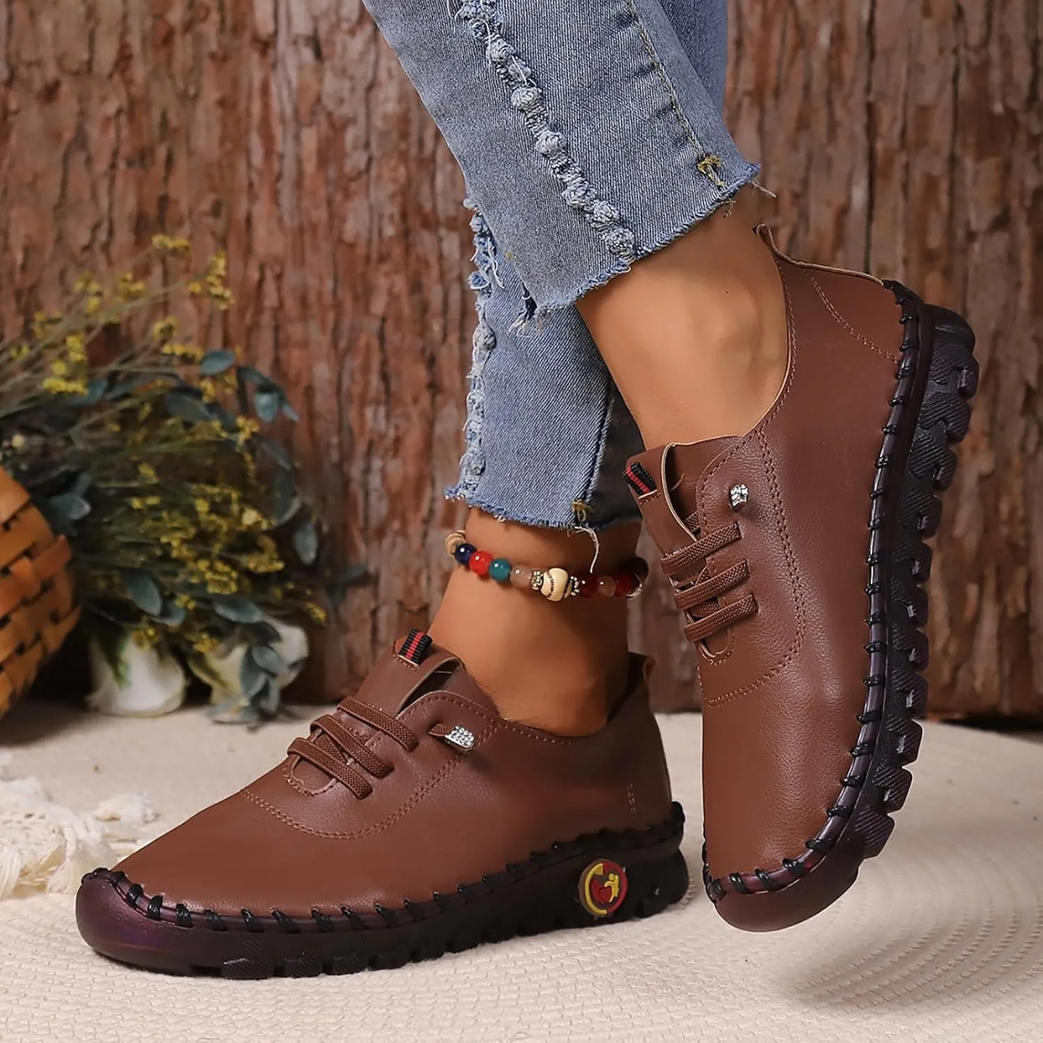 Womens Shoes FlatsWomens White Sneakers Wide Width Loafers for Women Flat Bottom Fashion Christmas Sneakers for Women 2024 Wide Toe Box Trendy Casual