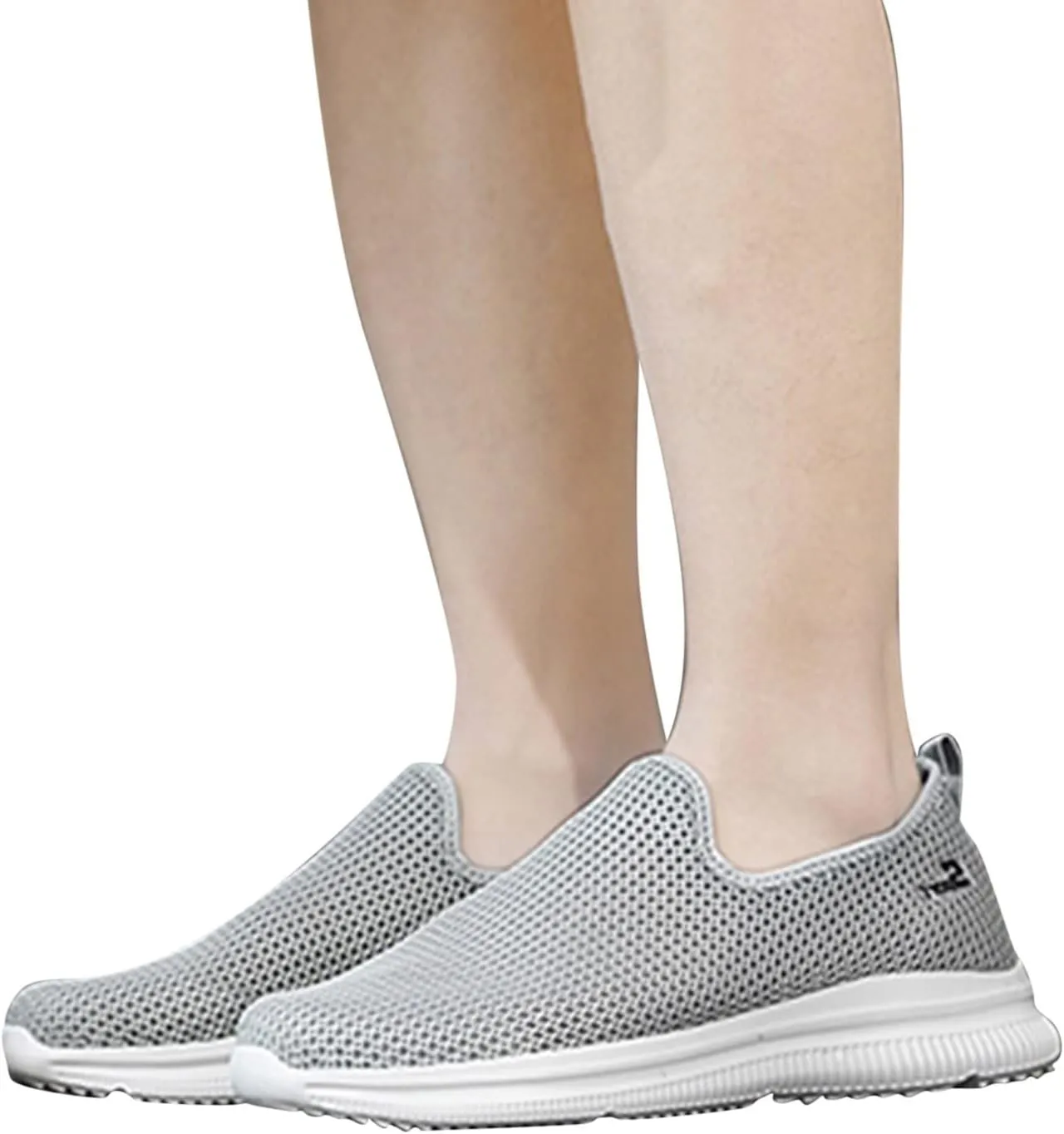 Women's Sneakers Wide Lightweight Work Slip Resistant Breathable Dress Casual Shoes for Men Woman Loafers Shoes White Sneakers for Women Slip On