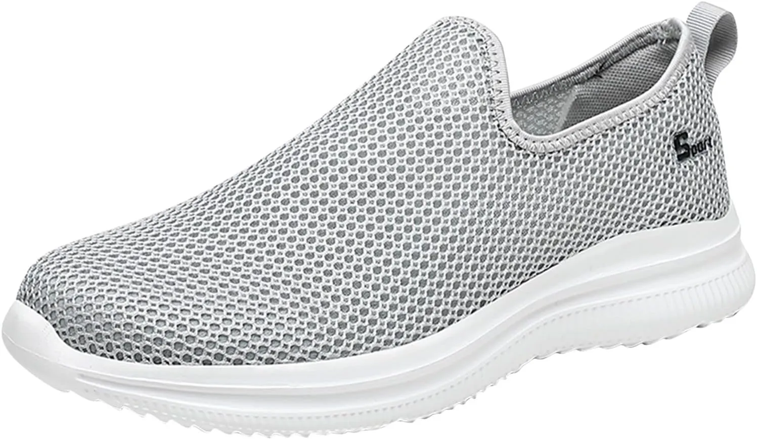 Women's Sneakers Wide Lightweight Work Slip Resistant Breathable Dress Casual Shoes for Men Woman Loafers Shoes White Sneakers for Women Slip On