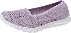 Women's Soft Orthopedic Shoes Breathable Woven Go Walking Slip On Foam Shoes Arch Support Hands Boys Casual Shoe Size 4