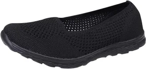 Women's Soft Orthopedic Shoes Breathable Woven Go Walking Slip On Foam Shoes Arch Support Hands Boys Casual Shoe Size 4
