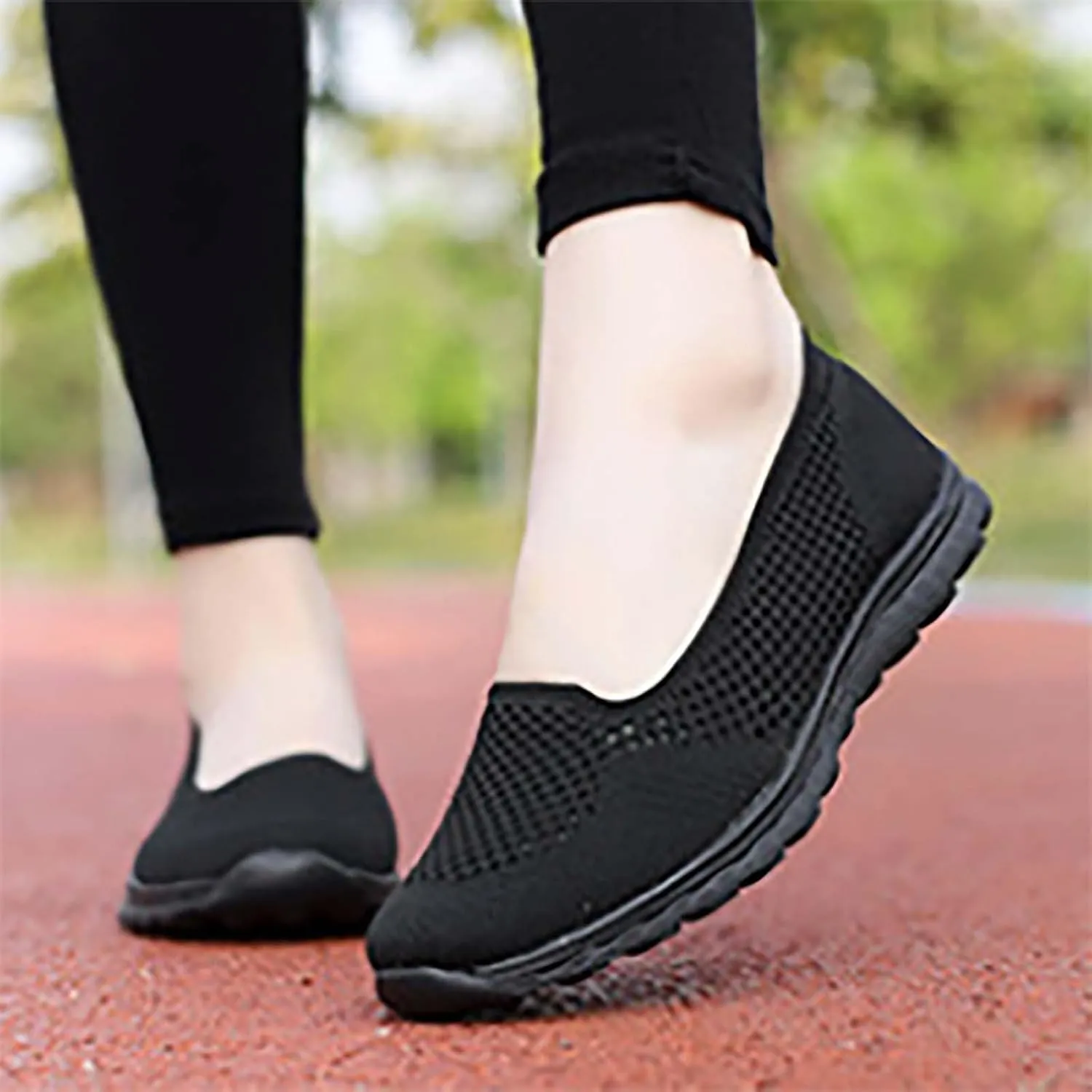 Women's Soft Orthopedic Shoes Breathable Woven Go Walking Slip On Foam Shoes Arch Support Hands Boys Casual Shoe Size 4